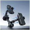 Suporte para telemóvel para janela e cockpit ZJ086 preto