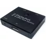 VALUE 14.99.3587 Comutador DisplayPort 4K bidirecional, de 2 vias, 3840 x 2160 a 60 Hz, preto
