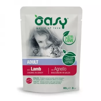 Oasy Chunks em Molho Adult Cordeiro 85 g