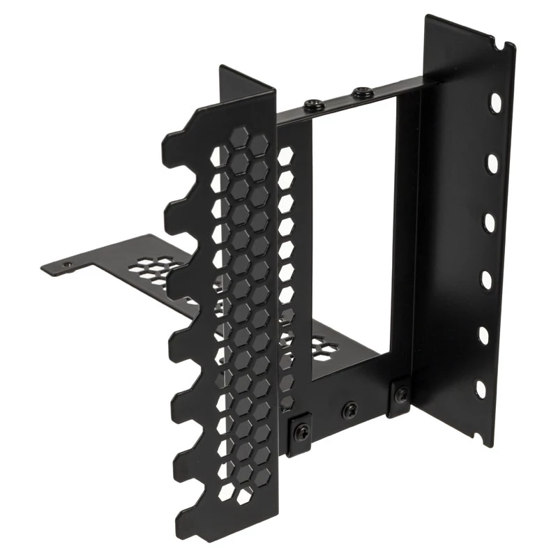 CableMod CM-VPB-2DK-R suporte vertical para placa gráfica com cabo riser PCIe x16, 2x DisplayPort, preto