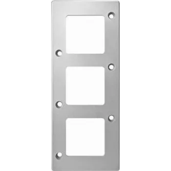 Placa de parede/tampa de interruptor Merten 480360 prateado (480360)