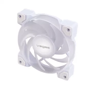 Ventoinha de caixa AKASA VEGAS A12 120mm ARGB - Branco
