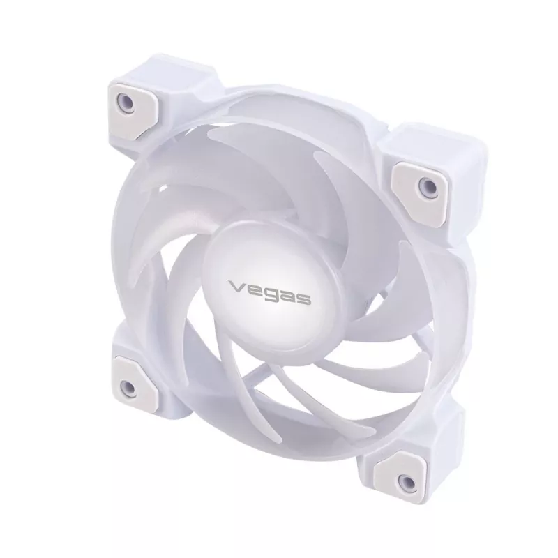 Ventoinha de caixa AKASA VEGAS A12 120mm ARGB - Branco