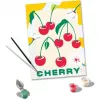 Conjunto de pintura Ravensburger CreArt – Cerejas (Design 25514) – conjunto de pintura criativo para adultos e jovens