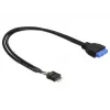 DeLOCK USB 3.0 19 pinos - USB 2.0 8 pinos 45 cm