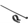 Abraçadeira de cabo condutor DeLOCK 18876 nylon preto 300 mm 10 unid.