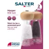 Conjunto de saleiro e pimenteiro Salter madeira de faia 4 peças BW12949BEU7