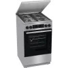 Gorenje GKS5C71XF fogão independente com forno prateado