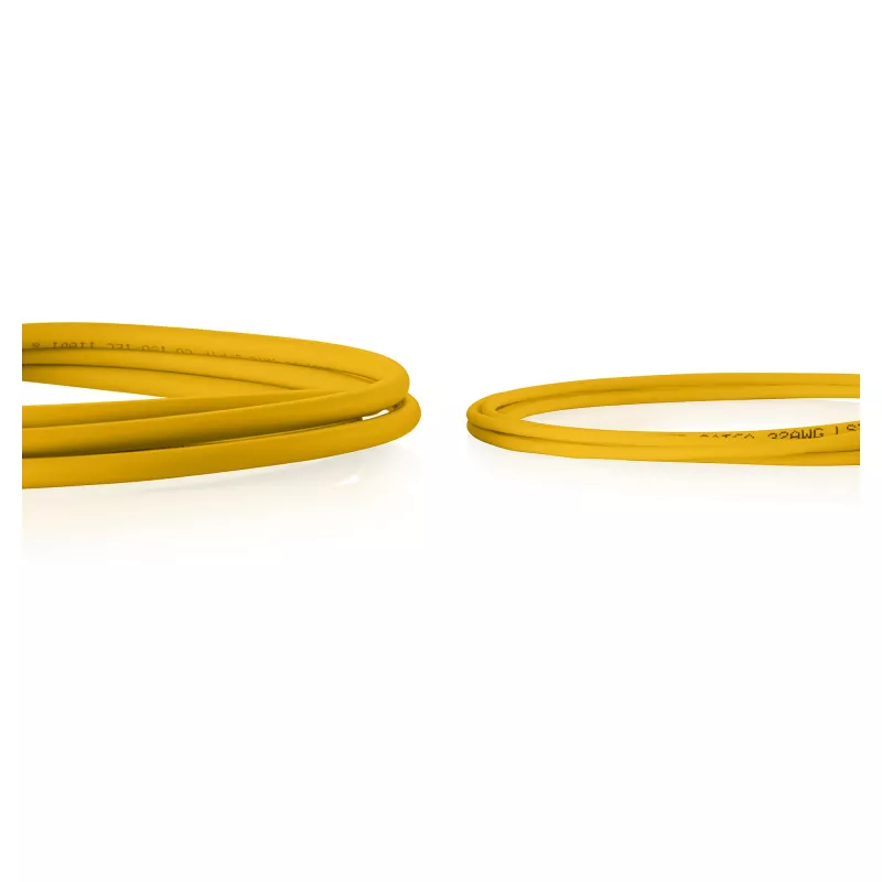 Cabo de rede DIGITUS CAT6 U-UTP fino, 1,5 m, amarelo