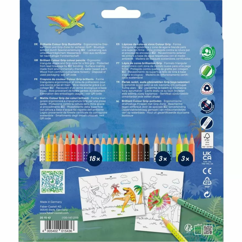 Lápis de cor Faber-Castell 201546 24 unidades