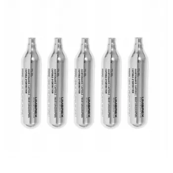 Cápsulas de CO2 UMAREX KOL.121-229 12 g — metal 12 g, pack de 5 para carabinas de ar e marcadores RAM