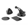 Suporte de telemóvel para automóvel Tellur Magnetic Window and Dashboard Mount, preto – suporte magnético para smartphones