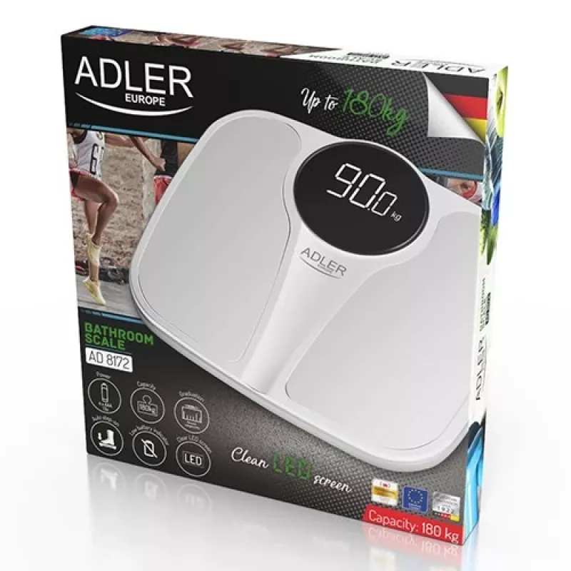 Balança de pessoa eletrónica Adler AD 8172w LED