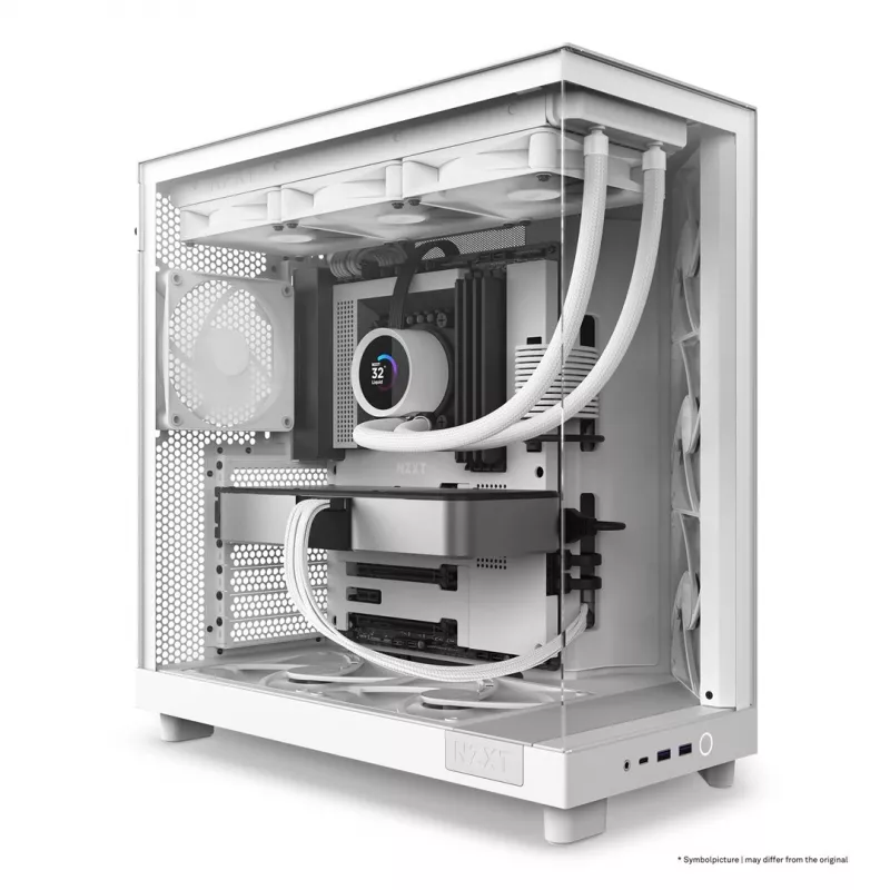NZXT H6 Flow Caixa Mid-Tower - Branco