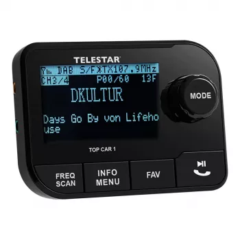 TELESTAR TOP CAR 1 Adaptador de automóvel para rádio DAB+