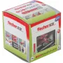 Bucha FISCHER DUOPOWER 8x40 S 50 unid. com parafusos
