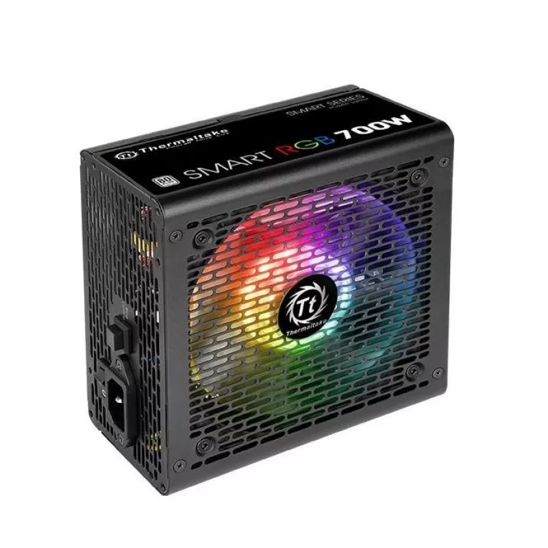Fonte de alimentação Smart 700W RGB, 80PLUS, 230V EU, 2xPEG, 120mm, Single Rail