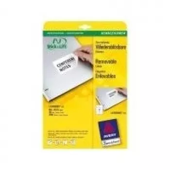 Etiquetas de impressora autocolantes Avery L4745REV-25