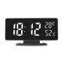 Despertador digital LED GreenBlue GB395 com indicação de temperatura