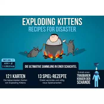 Exploding Kittens - Recipes for Disaster, jogo de cartas