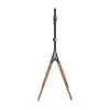 LogiLink BP0078 suporte de chão para TV, 49-70 polegadas, 4 pés de madeira de nogueira, 40 kg, preto