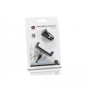 Kit de carregador de automóvel Conceptronic CUSBCAR2AKIT