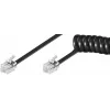Cabo telefónico Microconnect MPK10200 RJ-10 RJ-10 2 m preto