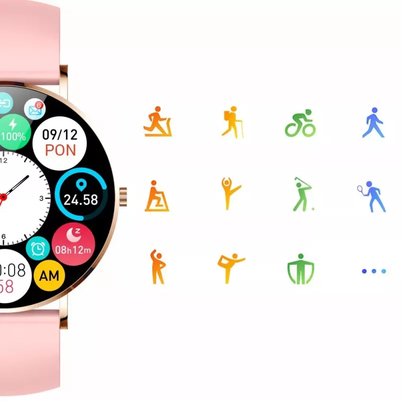 Smartwatch Manta SWU501PK rosa