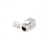 Módulo keystone Lanberg KSF7-2000 plano aço inoxidável