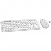 Conjunto Logitech Pebble 2 Combo, branco, sem fios, alemão, 920-012204