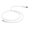 mophie essentials USB-C para USB-A | cabo de carregamento 2 m, branco, 2 m, USB A, USB C, branco