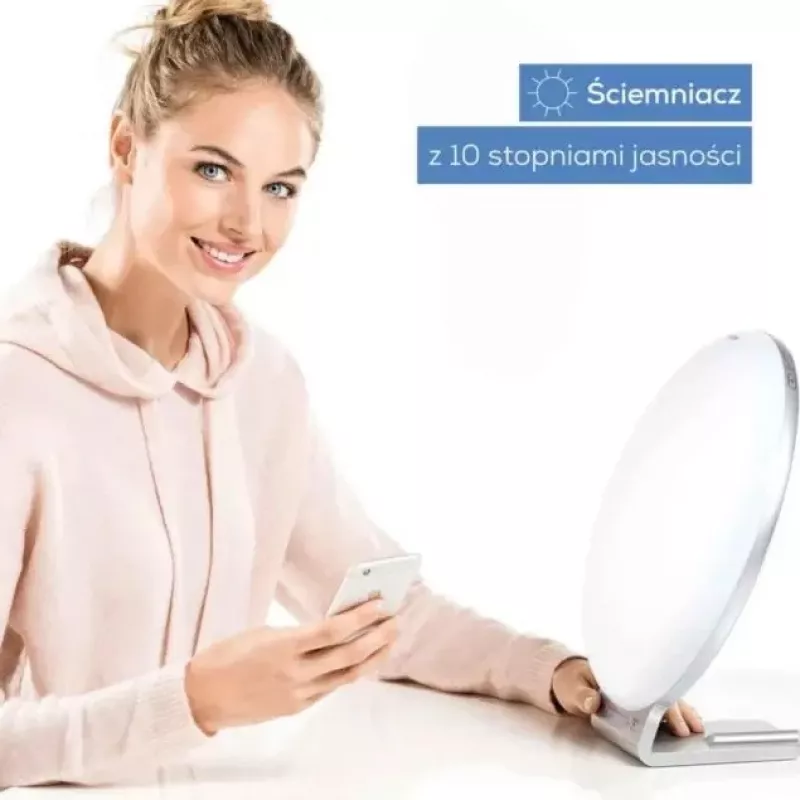 Lâmpada de fototerapia Beurer TL100 – intensidade de 10.000 lux, design energeticamente eficiente