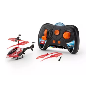 Helicóptero RC Revell TOXI motor elétrico, LiPo 75 mAh, 15 g, branco/vermelho/preto