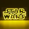 Luz de néon LED Paladone Star Wars design PP13123SW — letreiro LED decorativo para parede ou prateleira