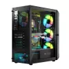 Caixa LOGIC CONCEPT Portos ARGB ATX Mid-Tower, preto