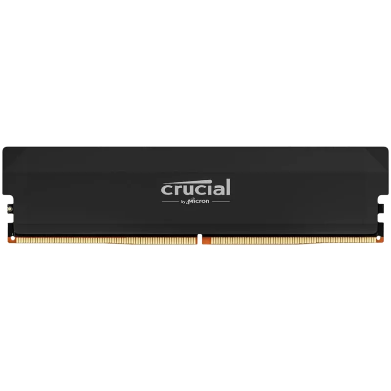 16GB Crucial Pro - Overclocking Edition Módulo DIMM 288-PIN - 6400 MHz / PC5-51200 - CL38 - 1.35 V - sem buffer - non-ECC - preto