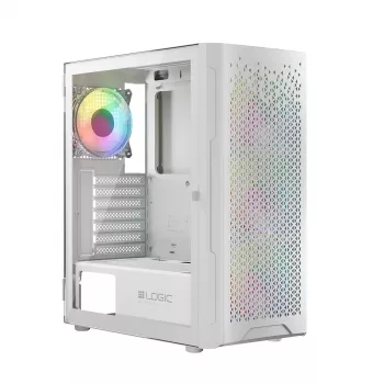 Caixa Logic ARAMIS ARGB MINIDI USB 3.0 branco