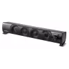 Coluna de PC 2 em 1 Barra de som para computador com retroiluminação LED RGB, estéreo, gaming, USB 2 x 3W AUX 3,5 mm