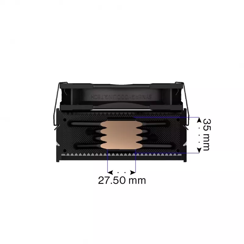 Endorfa Fera 5 preto ARGB dissipador de CPU