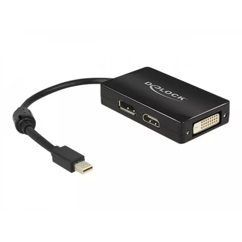 Cabo DeLOCK 0,16 m DisplayPort HDMI DVI Mini DisplayPort