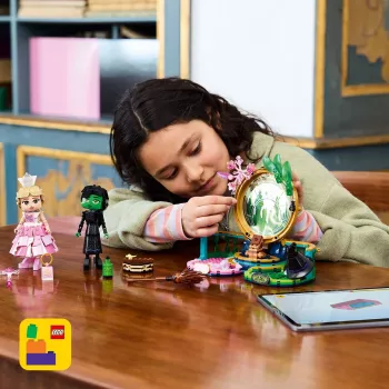 LEGO Wicked Figuras Elphaba e Glinda 75682 – Conjunto de minifiguras de colecionador