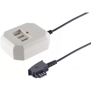 Adaptador telefónico ShiverPeaks 71010-10 – ficha TAE F para conector fêmea TAE (NFN)