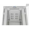 Armário rack LANBERG FF01-8047-12SL 47U 800x1000 mm cinzento com portas frontal e traseira de vidro e espaço para painel LCD