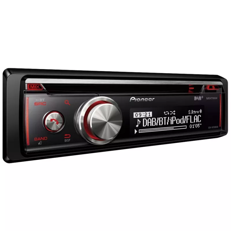 Receptor de Media para Automóvel Pioneer DEH-X8700DAB Preto