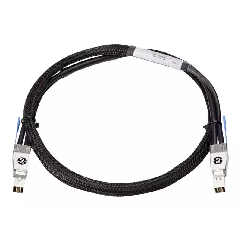 Hewlett Packard Enterprise HPE - Cabo de empilhamento - 1,0 m - para HPE Aruba 2920-24G, 2920-24G-PoE+, 2920-48G, 2920-48G-PoE+, 2930M 24 (J9735A)