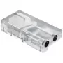 Phanteks Glacier R160C reservatório, placa traseira de acrílico transparente, DRGB LED