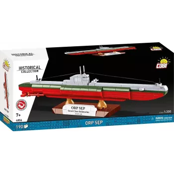Maquete de plástico Cobi Submarino polaco ORP Sęp escala 1:300 (COBI-4856)