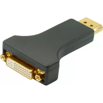 Conector DisplayPort DVI preto S/CONN SI-77402