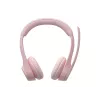 Logitech 981-001412 Auscultadores/Headset sem fios arco escritório/call center Bluetooth rosa