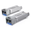 Transceptor de fibra ótica SFP+ Ubiquiti UACC-OM-SM-10G-D-2 10 Gbps 1310 nm LC Single-Mode 10 km (pack de 2)
